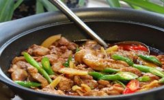 每日一菜：青红椒焖鸭肉